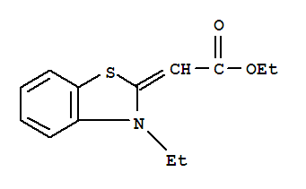 Acetic acid, (3-ethyl-2(3h)-benzothiazolylidene)-, ethyl ester (9ci) Structure,749255-47-8Structure