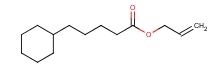 Cyclohexanepentanoic acid, 2-propenyl ester Structure,7493-68-7Structure