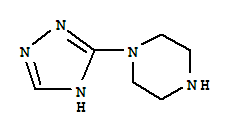 Piperazine, 1-(1h-1,2,4-triazol-3-yl)-(9ci) Structure,74964-11-7Structure