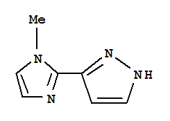 1H-pyrazole,3-(1-methyl-1h-imidazol-2-yl)-(9ci) Structure,749790-76-9Structure