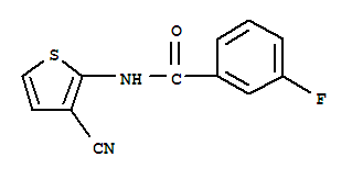 Benzamide, n-(3-cyano-2-thienyl)-3-fluoro-(9ci) Structure,749919-37-7Structure