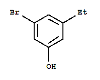 Phenol, 3-bromo-5-ethyl-(9ci) Structure,749930-37-8Structure