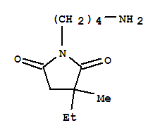 2,5-Pyrrolidinedione,1-(4-aminobutyl)-3-ethyl-3-methyl-(9ci) Structure,750528-47-3Structure