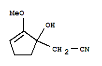 2-Cyclopentene-1-acetonitrile, 1-hydroxy-2-methoxy-(9ci) Structure,750557-62-1Structure