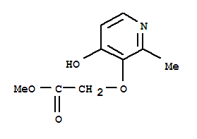 Acetic acid, [(4-hydroxy-2-methyl-3-pyridinyl)oxy]-, methyl ester (9ci) Structure,750559-41-2Structure