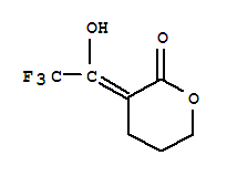 2H-pyran-2-one, tetrahydro-3-(2,2,2-trifluoro-1-hydroxyethylidene)-(9ci) Structure,750597-24-1Structure