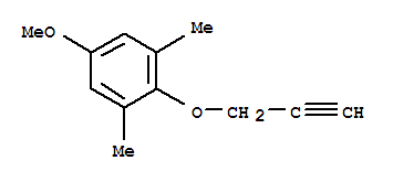 Benzene, 5-methoxy-1,3-dimethyl-2-(2-propynyloxy)-(9ci) Structure,750624-37-4Structure