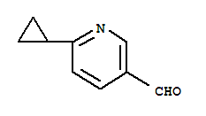 3-Pyridinecarboxaldehyde, 6-cyclopropyl- (9ci) Structure,75097-19-7Structure