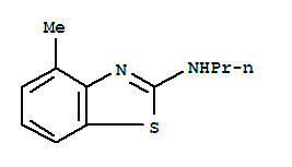 2-Benzothiazolamine,4-methyl-n-propyl-(9ci) Structure,75104-98-2Structure