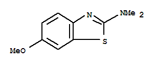 2-Benzothiazolamine,6-methoxy-n,n-dimethyl-(9ci) Structure,75105-03-2Structure