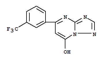 5-[3-(Trifluoromethyl)phenyl]-[1,2,4]triazolo[1,5-a]pyrimidin-7-ol Structure,75175-84-7Structure