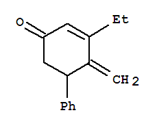 2-Cyclohexen-1-one,3-ethyl-4-methylene-5-phenyl-(9ci) Structure,753026-61-8Structure