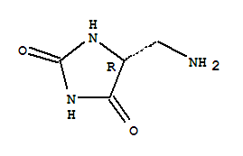 2,4-Imidazolidinedione,5-(aminomethyl)-,(5r)-(9ci) Structure,753448-38-3Structure