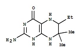 4(1H)-pteridinone,2-amino-6-ethyl-5,6,7,8-tetrahydro-7,7-dimethyl-(9ci) Structure,754142-86-4Structure