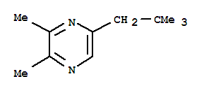 Pyrazine, 5-(2,2-dimethylpropyl)-2,3-dimethyl-(9ci) Structure,75492-02-3Structure