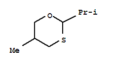 1,3-Oxathiane,5-methyl-2-(1-methylethyl)-(9ci) Structure,75501-43-8Structure