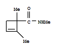 2-Cyclobutene-1-carboxamide,n,1,2-trimethyl-(9ci) Structure,75558-56-4Structure