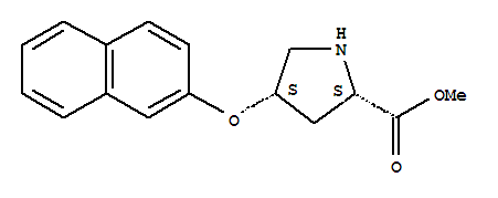 L-proline, 4-(2-naphthalenyloxy)-, methyl ester, (4s)- Structure,755707-37-0Structure