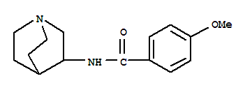 Benzamide, n-1-azabicyclo[2.2.2]oct-3-yl-4-methoxy-(9ci) Structure,755709-80-9Structure