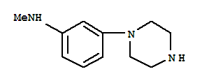 Benzenamine, n-methyl-3-(1-piperazinyl)-(9ci) Structure,756751-92-5Structure