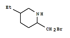 Piperidine, 2-(bromomethyl)-5-ethyl-(9ci) Structure,757905-16-1Structure