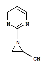 2-Aziridinecarbonitrile, 1-(2-pyrimidinyl)-(9ci) Structure,75985-80-7Structure