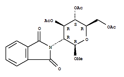 Methyl 3,4,6-tri-o-acetyl-2-deoxy-2-phthalimido-beta-d-glucopyranoside Structure,76101-13-8Structure