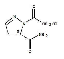 1H-pyrazole-5-carboxamide, 1-(chloroacetyl)-4,5-dihydro-, (5s)-(9ci) Structure,761414-85-1Structure