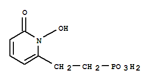 Phosphonic acid, [2-(1,6-dihydro-1-hydroxy-6-oxo-2-pyridinyl)ethyl]-(9ci) Structure,762228-49-9Structure