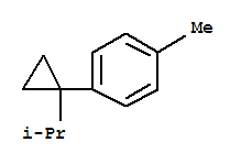 Benzene, 1-methyl-4-[1-(1-methylethyl)cyclopropyl]-(9ci) Structure,762300-87-8Structure