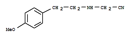 Acetonitrile, [[2-(4-methoxyphenyl)ethyl]amino]-(9ci) Structure,763022-04-4Structure