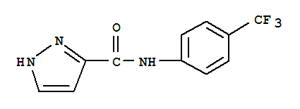 1H-pyrazole-3-carboxamide,n-[4-(trifluoromethyl)phenyl]-(9ci) Structure,763108-45-8Structure