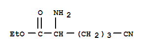 Norvaline,5-cyano-,ethylester(9ci) Structure,763883-57-4Structure