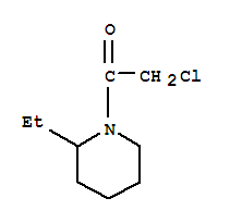 Piperidine, 1-(chloroacetyl)-2-ethyl-(9ci) Structure,76395-72-7Structure