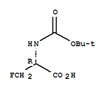 L-alanine,n-[(1,1-dimethylethoxy)carbonyl]-3-fluoro-(9ci) Structure,76399-81-0Structure