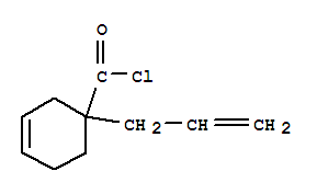 3-Cyclohexene-1-carbonyl chloride, 1-(2-propenyl)-(9ci) Structure,76403-28-6Structure