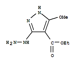 1H-pyrazole-4-carboxylicacid,3-hydrazino-5-methoxy-,ethylester(9ci) Structure,765233-67-8Structure