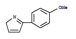 2H-pyrrole,5-(4-methoxyphenyl)-(9ci) Structure,766483-23-2Structure