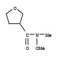 Tetrahydro-n-methoxy-n-methyl-3-furancarboxamide Structure,766539-67-7Structure