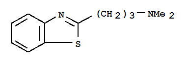 2-Benzothiazolepropanamine,n,n-dimethyl-(9ci) Structure,76712-90-8Structure