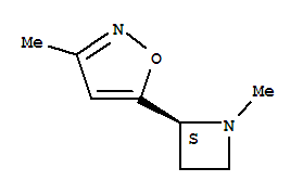 Isoxazole, 3-methyl-5-(1-methyl-2-azetidinyl)-, (s)-(9ci) Structure,767262-92-0Structure