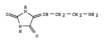 2,4-Imidazolidinedione,5-(3-aminopropylidene)-(9ci) Structure,767275-86-5Structure