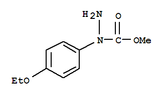 Hydrazinecarboxylic acid, 1-(4-ethoxyphenyl)-, methyl ester (9ci) Structure,767605-38-9Structure