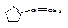 2H-pyrrole,3,4-dihydro-5-(2-methyl-1-propenyl)-(9ci) Structure,76778-98-8Structure