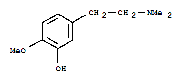 Phenol, 5-[2-(dimethylamino)ethyl]-2-methoxy-(9ci) Structure,769863-99-2Structure