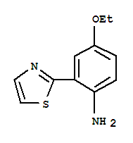 Benzenamine, 4-ethoxy-2-(2-thiazolyl)-(9ci) Structure,769922-05-6Structure