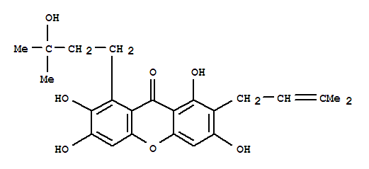 Garcinone c Structure,76996-27-5Structure