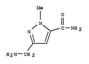 1H-pyrazole-5-carboxamide,3-(aminomethyl)-1-methyl-(9ci) Structure,771461-55-3Structure