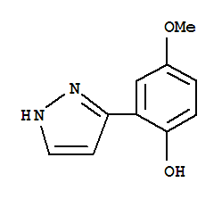 Phenol, 4-methoxy-2-(1h-pyrazol-3-yl)-(9ci) Structure,771482-47-4Structure