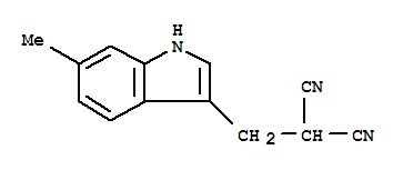 Propanedinitrile, [(6-methyl-1h-indol-3-yl)methyl]-(9ci) Structure,771526-85-3Structure